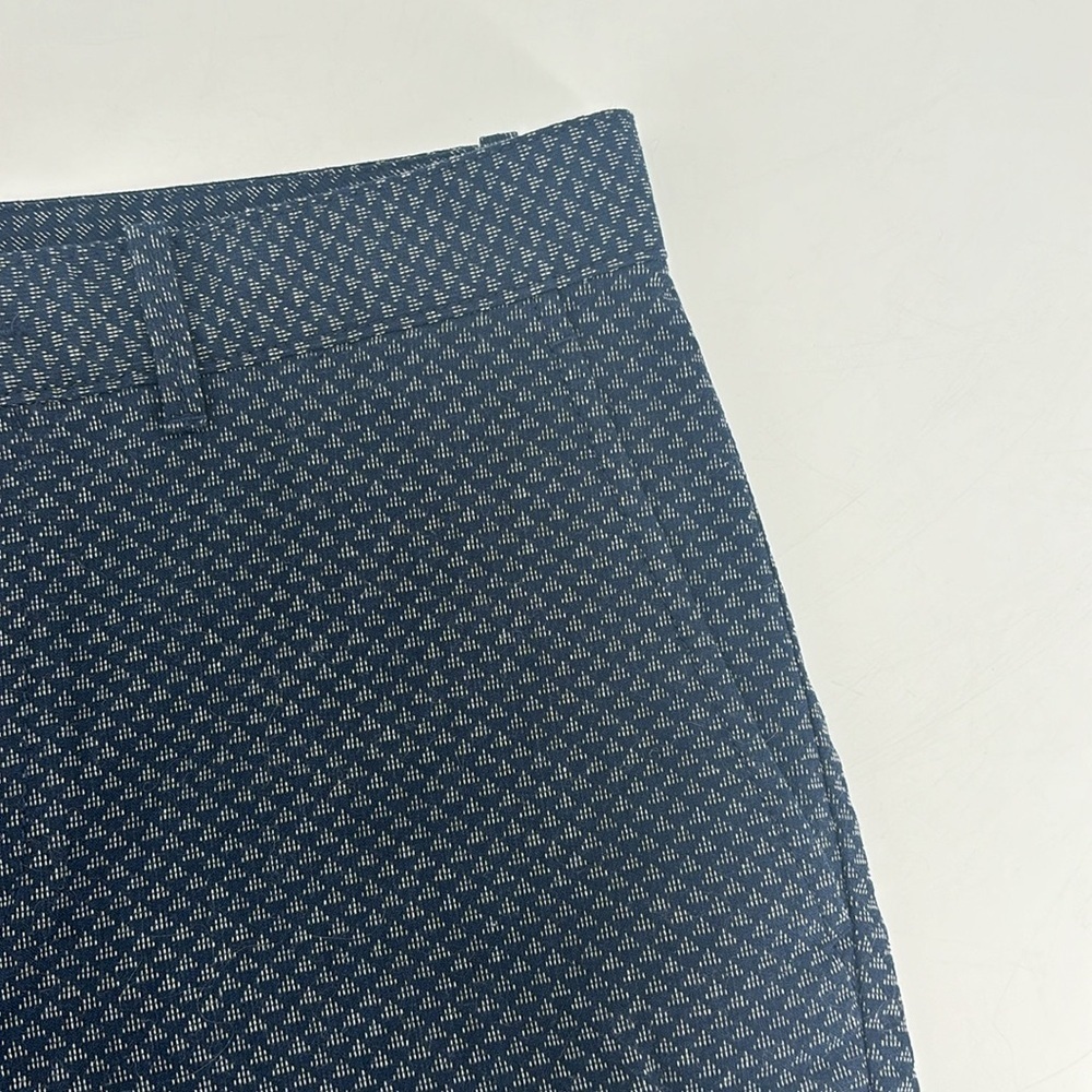 Men’s The Original Penguin navy blue hounds tooth flat front shorts size 31 - Picture 4 of 10